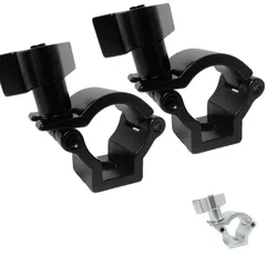 【人気商品】ROOOCYY スコップホルダー 汎用 固定 4WD オフロード クロカン 背面 取り付け (ブラック) 2個セット T字