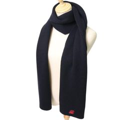 MONCLER(モンクレール) マフラー ストール ウール ネイビー 古着