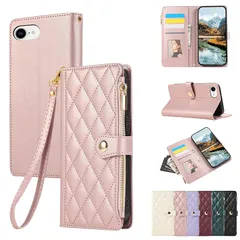 Rosbtib iPhone 16e ケース 手帳型 財布型 カバー iphone16e ケース 手帳型 いphone16e ケース おしゃれ ファスナー型 小銭入れ アイフォン16e ケース カード収納 携帯カバー iPhone16 e ケース 刺繍 高 0