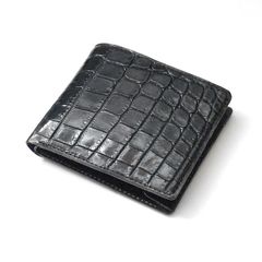 美品 T.MBH 葉合わせカードケース ポロサスヌバッククロコ 黒 岡本拓也