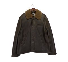 アワーレガシー OURLEGACY 【 M4249AR RUSTIC BROWN SHEARING ALASKA JACKET 】 シャーリング ムートン アラスカ ジャケット　40285