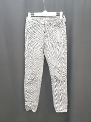 ◇ NATURAL BEAUTY BASIC ナチュラル チェック カジュアル スキニー パンツ サイズXS グレー系 レディース P  【1404040004223】