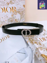 【今日特価】Dior ディオール Montaigne CD ベルトバックル付きベルト