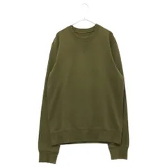 Martin Margiela (マルタンマルジェラ) 17SS エルボーパッチ クルーネックスウェットトレーナー S50DL0040カーキのサムネイル