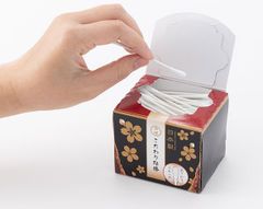 山洋 紙容器こだわり綿棒 180本 【 ×60個 】