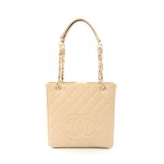 シャネル CHANEL トートバッグ マトラッセ PST A50994 クリーム レザー PSTトート レディース Used A