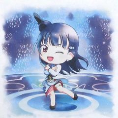 [중고] 캔버스 보드 · 캔버스 아트 쓰시마 요시코 MIRAI TICKET 캔버스 보드 [이치 반 쿠지 러브라이브! 선샤인!! 5th Anniversary] J상