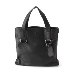 ヨウジヤマモト 24SS ディスコード レザー Zipper shoulder ジッパー 2WAY ショルダー ハンドバッグ ブラック【中古】のサムネイル