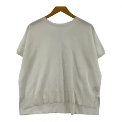 OPAQUE.CLIP オペークドットクリップ サマーニットカットソー size38/M/オフホワイト