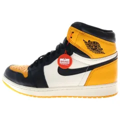 NIKE (ナイキ) AIR JORDAN 1 RETRO HIGH OG Taxi 555088-711 エアジョーダン 1 レトロ タクシー ハイカットスニーカー シューズ イエロー/ブラック US8.5/26.5cm