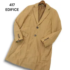 417 EDIFICE エディフィス 秋冬★ ウール チェスター コート Sz.S　メンズのサムネイル