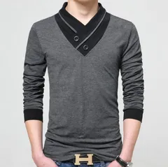 インナー Vネック Tシャツ 長袖 メンズ 長袖tシャツ ティーシャツ きれいめ ロンT カットソー メンズ トップス おしゃれ カジュアル 春服 春