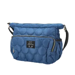 ☆ Turquoise ☆ リングキルトショルダーバッグ ショルダーバッグ キルト ショルダーバック ショルダー 肩掛け 斜めかけ ななめ掛け 撥水 ポケット 多数 はっ水 レディース メンズ ユニセックス 男女兼用 お出かけ おでかけ お出掛け シンプル