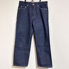 tumugu ツムグ ムラ糸デニム テーパードパンツ L - メルカリ
