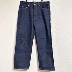 美品 Deuxieme Classe 15AW 日本製 クロップドリジッドデニムパンツ ノンウォッシュデニム サイズ40のサムネイル