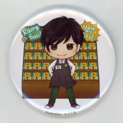 【中古】バッジ・ピンズ りぶ ちゃこ太描き下ろし!りぶ1日店長風缶バッジ 「CD Ribing fossil」 とらのあな購入特典