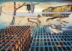サルバドール・ダリ　記憶の固執の崩壊　A3(297㎜×420㎜）アートポスター 日本製 絵画 インテリア 壁紙