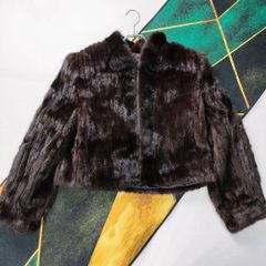 【総丈120㎝・極美品】 ブラックグラマ ミンク ロングコート リアルファー 総丈120㎝ ブラックグラマ ミンク ロングコート リアルファー