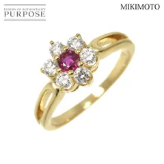 K18 ルビー 0.93ct ダイヤ 1.66ct 豪華 リング 18K 18金