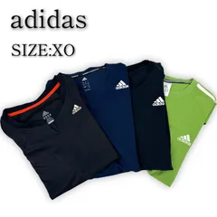 adidas XO 4枚 まとめ売り アディダス バスケウェア スポーツウェア ランニング トレーニングウェア メンズ 古着 CLIMA365 フィット 吸水速乾 通気性 ドライ 防水