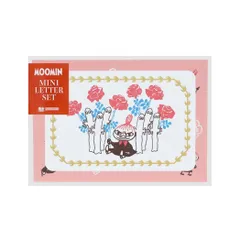 【メール便】ムーミン 手渡し手紙セット ミニレターセット MU25SS リトルミイ 北欧 サンスター文具 ミニ便箋＆ミニ封筒 キャラクター グッズ 
