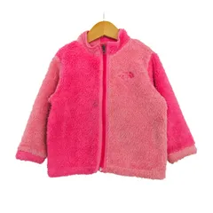 ザ・ノースフェイス ブルゾン ジャケット フリース アウトドア アウター キッズ 女の子用 100サイズ ピンク THE NORTH FACE 【中古】