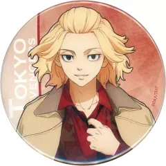 【中古】バッジ・ピンズ 佐野万次郎 「TSUTAYA×東京リベンジャーズ スーツVer.描き下ろしPOP UP SHOP ホログラム缶バッジ」