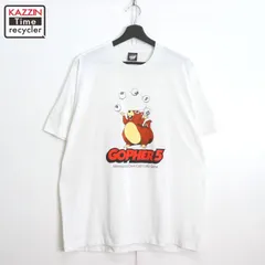 90s USA製 vintage SCREEN STARS アニマル ゲーム 半袖Ｔシャツ メンズ 表記XLサイズ