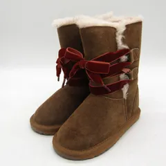 エミュー ブーツ 未使用 K12108 Phoenix Chestnut シューズ 靴 キッズ 女の子用 K10/15サイズ キャメル EMU Australiaのサムネイル