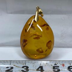 2AQ2 Amber Beoluna 琥珀 K18金 ペンダントトップ - メルカリ