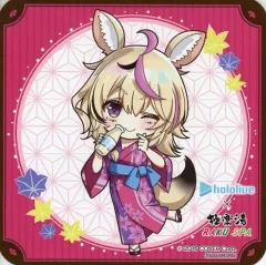 【中古】コースター 尾丸ポルカ(ミニキャラver.) オリジナルコースター 「バーチャルYouTuber ホロライブ×極楽湯・RAKU SPAコラボ第三弾 フロライフ」 コラボメニュー注文特典