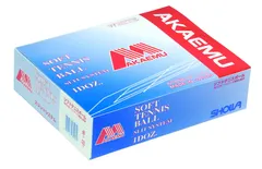 【未使用】赤エム　練習球　ソフトテニス　青エム　4ダースセット　※チーム名有 未使用】赤エム 練習球 ソフトテニス 青エム 4ダースセット