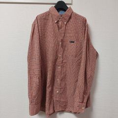 ラルフローレン RALPH LAUREN チャップス CHAPS 長袖シャツ BDシャツ サイズXL オレンジ チェック 06C3103