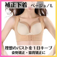 バストアップリフター L ベージュ 猫背矯正 バストメイク プリンセスアーチ