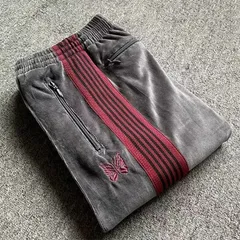 ワイザー着用　needles ベロアセットアップ　オレンジ ワイザー着用 needles ベロアセットアップ オレンジ - メルカリ