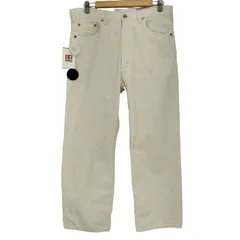 キャプテンサンシャイン KAPTAIN SUNSHINE Wide 5PKT Trousers / ワイド5ポケットトラウザース シンチバック ホワイトデニム メンズ  36のサムネイル