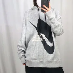 Nike(ナイキ） ビックスウォッシュ グレー フード付きTシャツ M 250228