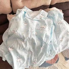 新品未使用　パジャマ　レディース　上下セット　ピンク　暖かい　ルームウエア