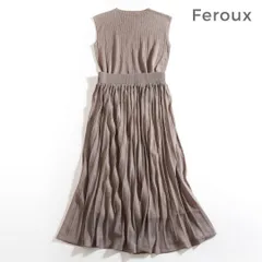 949t*極美品 オンワード Feroux シアーニットセットアップ