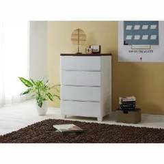 【公式】チェスト 4段 ランドリーチェスト おしゃれ アイリスオーヤマ 北欧 タンス 収納 幅55 引き出し ウッドトップ 衣類収納 白 完成品 クローゼット MG-554