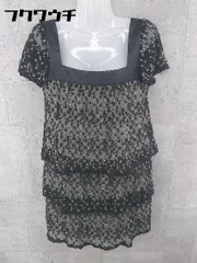 ◇ Cynthia Rowley シンシア ローリー レース 半袖 膝丈 ワンピース サイズ2 ブラック レディース 【中古】 【1002801154561】のサムネイル