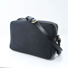 PRADA プラダ ロゴ ジャガード ナイロン カメラバッグ 1BH089 UCW レディース ブラック ショルダーバッグ 軽量 コンパクト