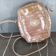 【美品・レア】MARIO VALENTINO マリオ　ヴァレンティノ ポーチ ミニ ショルダー バッグ ポーチ スマホ アンティーク vintage レトロ 年代物 古着