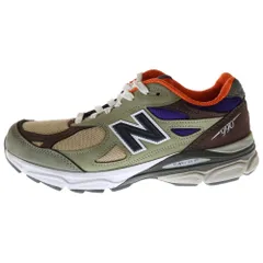 New Balance (ニューバランス) M990BT3 USA製 スエードレザー ローカットスニーカー カーキ US9/27cm