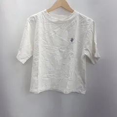 ◇ ⊂ Champion チャンピオン ワンポイント 半袖 Tシャツ サイズL ホワイト レディース E  【1501160020710】