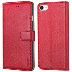 Peakally iPhone SE ケース 手帳型 iPhone se3/ iPhone se2/iPhone8/iPhone7/iPhone6s/6 手帳型スマホケース カード収納 財布型ケース 高級PUレザー マグネット式 スタンド機能 360度保護 1