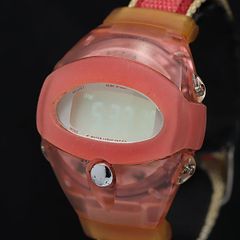 가동 세이코 아루바 QZ 디지털 문자판 SPOON 핑크 계 여성 시계 KMR2000000 NSK