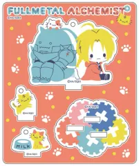 【中古】キーホルダー・マスコット(キャラクター) エド＆アル(キュート) standup! アクリルマスコット 「サンリオキャラクターズ×鋼の錬金術師 FULLMETAL ALCHEMIST」