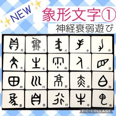 象形文字カード① 神経衰弱モンテッソーリ