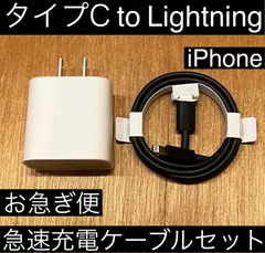 黒 タイプC to ライトニング 充電ケーブルセット 急速充電 1m 2.4a typec Lightning iPhone お急ぎ便 iPad AirPods TYPE C type C